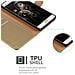 Custodia Compatibile Con Huawei P8 Lite 2015 In Marrone Cappuccino - Coperchio Protettiva Con Chiusura Magnetica, Funzione Stand E Tasca Per Le Carte - Foto miniatura 6