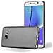 Custodia Compatibile Con Samsung Galaxy Note 5 In Grigio Metallico - Coperchio Protettivo In Silicone Tpu Flessibile - Foto miniatura 4