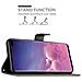 Custodia Compatibile Con Samsung Galaxy S10 Plus In Grigio Fiore - Coperchio Protettivo In Design Floreale Con Chiusura Magnetica, Funzione Stand E Slot Per Carte - Foto miniatura 6