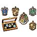 Spille Delle Case Di Hogwarts Prodotte Da The Noble Collection - Set Di 5 Spille In Metallo Smaltate A Mano Fronite In Una Scatola Da Esposizione Di Alta Qualità In Legno - Oggetto Collezionabile Da Harry Potter Con Licenza Ufficiale - Foto miniatura 1