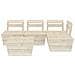 Set Divani da Giardino su Pallet 5 pz in Legno Abete Impregnato - Foto miniatura 3