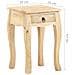 Comodino 28x28x46 Cm In Legno Massello Di Mango - Foto miniatura 8