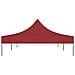 Tetto per Tendone per Feste 6x3 m Rosso Borgogna 270 g / m² - Foto miniatura 2