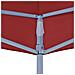 Tetto per Tendone per Feste 6x3 m Rosso Borgogna 270 g / m² - Foto miniatura 4