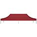 Tetto per Tendone per Feste 6x3 m Rosso Borgogna 270 g / m² - Foto miniatura 6