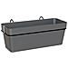 Kit Fioriera Da Balcone Capri Re 50cm V2 Antracite 50,2 X 28,5 X H20 Cm - 1,45l - Foto miniatura 1