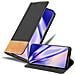 Custodia Compatibile Con Samsung Galaxy S20 Plus In Nero Marrone - Coperchio Protettiva Con Chiusura Magnetica, Funzione Stand E Tasca Per Le Carte - Foto miniatura 1