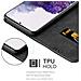Custodia Compatibile Con Samsung Galaxy S20 Plus In Nero Marrone - Coperchio Protettiva Con Chiusura Magnetica, Funzione Stand E Tasca Per Le Carte - Foto miniatura 5