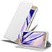 Custodia Compatibile Con Lg X Power 2 In Classy Argento - Coperchio Protettiva Con Chiusura Magnetica, Funzione Stand E Tasca Per Le Carte - Foto miniatura 1