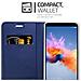Custodia Compatibile Con Honor 7x In Classy Blu Scuro - Coperchio Protettiva Con Chiusura Magnetica, Funzione Stand E Tasca Per Le Carte - Foto miniatura 5