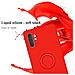 Custodia Compatibile Con Samsung Galaxy Note 10 Plus In Liquid Rosso - Coperchio Protettivo In Silicone Tpu Flessibile Con Anello - Foto miniatura 3