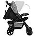 Passeggino 2 In 1 Grigio Chiaro E Nero In Acciaio - Foto miniatura 8