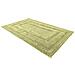 Tappeto Casa Bagno Cotone Spugna Morbida Tinta Unita Antiscivolo Sirio Erba 55x130 Erba - Foto miniatura 5