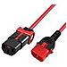Ak5513 Cavo Di Alimentazione Rosso 1,5 M Accoppiatore C13 Accoppiatore C14 - Foto miniatura 2