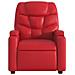 Poltrona Reclinabile Rossa In Similpelle - Foto miniatura 2