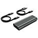 Scatola Esterna Ew7025 Grigio Usb Usb-c M. 2 Usb X 1 - Foto miniatura 2