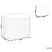 Pouf Contenitore Richland Velluto Beige - Foto miniatura 6