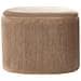 Pouf Contenitore Richland Velluto Beige - Foto miniatura 8
