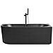 Vasca Da Bagno Angolare Gocta Lato Sinistro 170 X 80 Cm Nero - Foto miniatura 8
