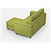 Divano Marrak 2 Posti (due Sedute Da 60cm) + Pouf Misure Esterne L. 148 P. 155 Colore Verde - Foto miniatura 5