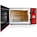 Forno Microonde MIG 2042 con Grill Capacità 20 Litri Potenza 700 Watt Colore Rosso / Nero - Foto miniatura 5