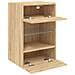 Mobile TV a Parete con Luci LED Rovere Sonoma 40x30x60,5 cm - Foto miniatura 4