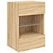 Mobile TV a Parete con Luci LED Rovere Sonoma 40x30x60,5 cm - Foto miniatura 5