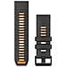 Cinturino In Silicone Quickfit 26mm, Graphite /spark Orange - Foto miniatura 2