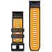 Cinturino In Silicone Quickfit 26mm, Graphite /spark Orange - Foto miniatura 3
