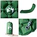 Materasso da Campeggio Gonfiabile 1 Persona Verde 190x58x6 cm - Foto miniatura 5