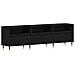 Mobile TV  Nero Rovere 150x30x44,5 cm Legno ingegnerizzato - Foto miniatura 1