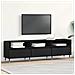 Mobile TV  Nero Rovere 150x30x44,5 cm Legno ingegnerizzato - Foto miniatura 2
