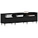 Mobile TV  Nero Rovere 150x30x44,5 cm Legno ingegnerizzato - Foto miniatura 3
