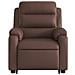 Poltrona Alzapersona Reclinabile Massaggio Marrone Similpelle - Foto miniatura 9