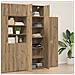 Armadio da stoccaggio  Rovere artigianale 70x42.5x225 cm Legno ingegnerizzato, Armadio da muro  Rovere artigianale 70x42.5x40 cm Legno ingegnerizzato - Foto miniatura 4