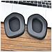 Cuscinetti Auricolari Di Ricambio Per Cuffie Logitech G533 G335 G733, Xiberia K03s K03 (2 Pezzi) Black - Foto miniatura 3