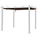 Tessuto Per Pergola Autoportante 3 × 3m Cassis Taupe - Foto miniatura 2