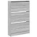 Scarpiera Grigio Sonoma 80x21x125,5 cm in Legno Multistrato - Foto miniatura 4
