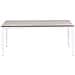 Tavolo Da Pranzo Da Giardino Sovareto 180 Cm 90 Cm Simil Legno Grigio Chiaro - Foto miniatura 4