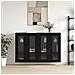 Armadi da Muro 2 pcs Rovere nero 69.5 x 34 x 90 cm - Foto miniatura 2