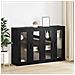 Armadi da Muro 2 pcs Rovere nero 69.5 x 34 x 90 cm - Foto miniatura 4