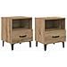 Armadio da Notte 2 pcs rovere artigianale 40 x 35 x 47,5 cm - Foto miniatura 1