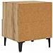 Armadio da Notte 2 pcs rovere artigianale 40 x 35 x 47,5 cm - Foto miniatura 9