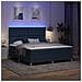 Letto a molle con materasso Blu 180 x 200 cm Tessuto - Foto miniatura 6