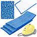 Set Di Panni In Microfibra Di Ricambio Compatibile Con Pulitore A Vapore Kärcher Sc - Alta Assorbenza, 3 Pezzi, Dimensioni 12,5x32x1,2 Cm - Foto miniatura 1