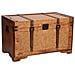Baule Legno Marrone 65x36x38h Cm - Foto miniatura 1