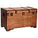 Baule Legno Marrone 65x36x38h Cm - Foto miniatura 4