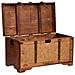 Baule Legno Marrone 65x36x38h Cm - Foto miniatura 5