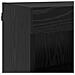 Mobile TV con luci a strisce a LED 8 pcs Rovere Nero Vetro - Foto miniatura 9