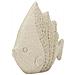 Scultura Pesce Sand Piccolo In Resina Beige Effetto Sabbia - Foto miniatura 3